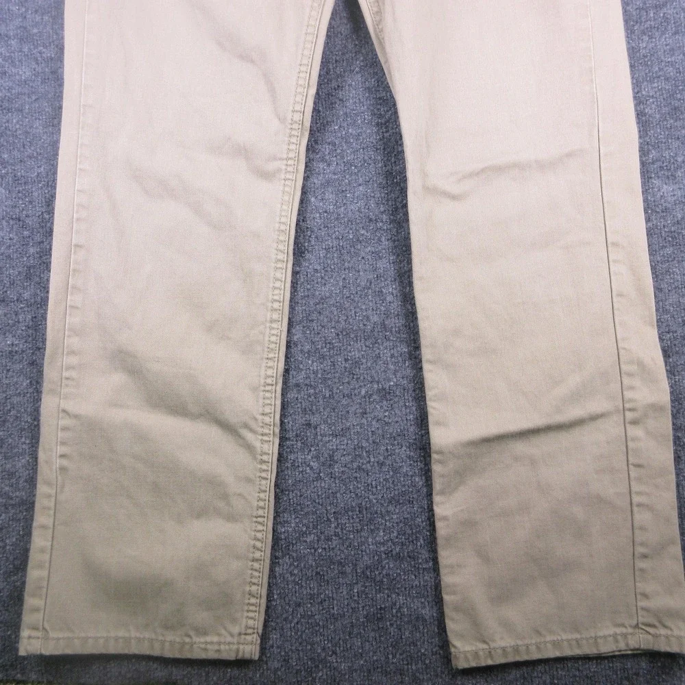 Levis 559 Jeans Mens 34x31 Beige Relaxed Straight Fit Denim Light Wash Cotton